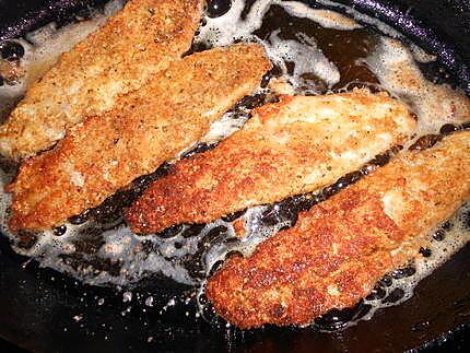 recette Filets de merlan panés