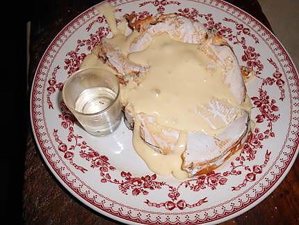 recette Tartine au vacherin mont d or