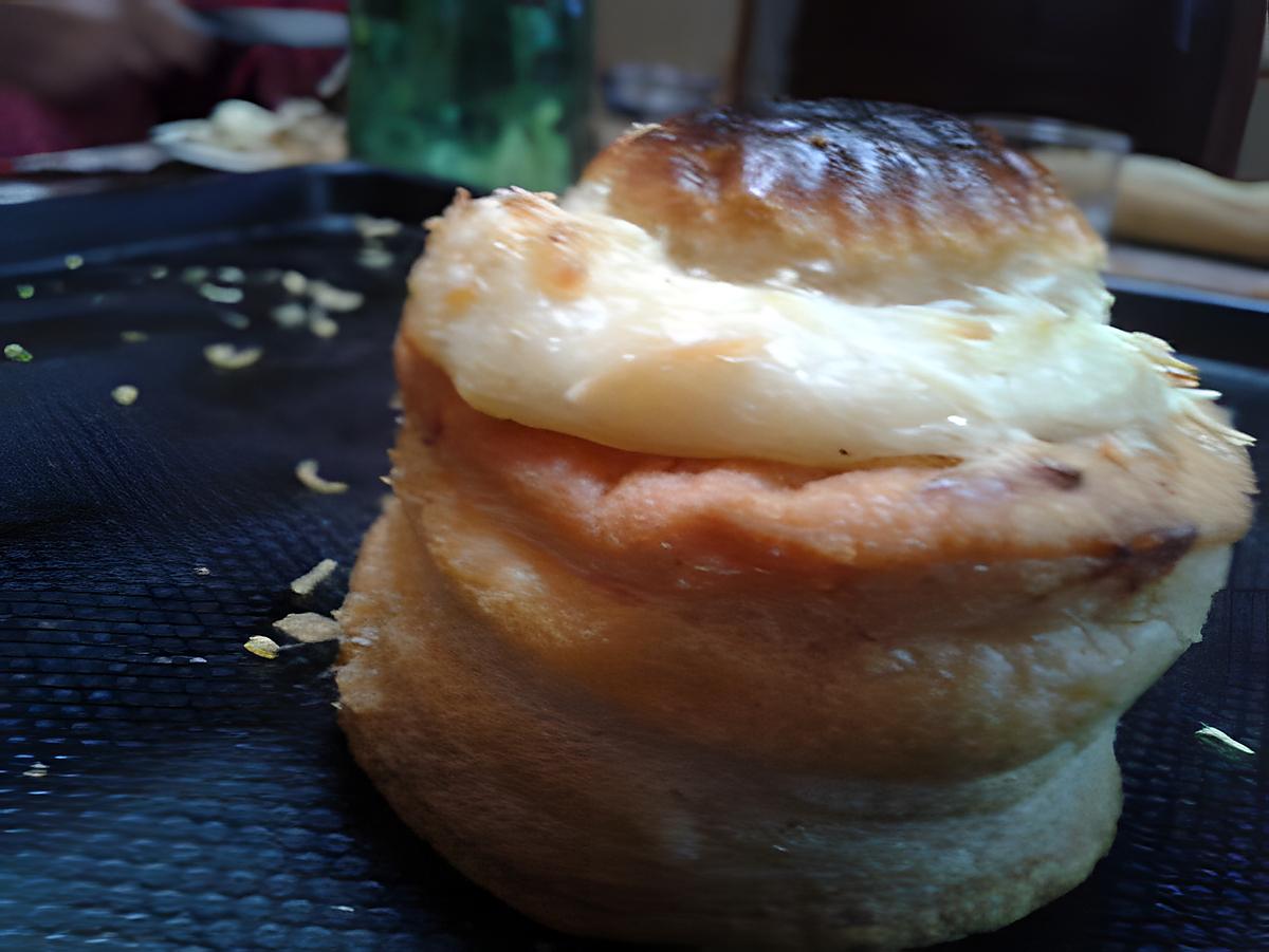 recette Boucheesjambon/bechamelle/emmental