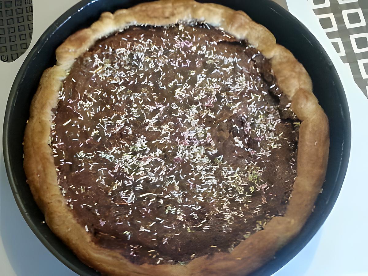 recette tarte au chocolat noisette