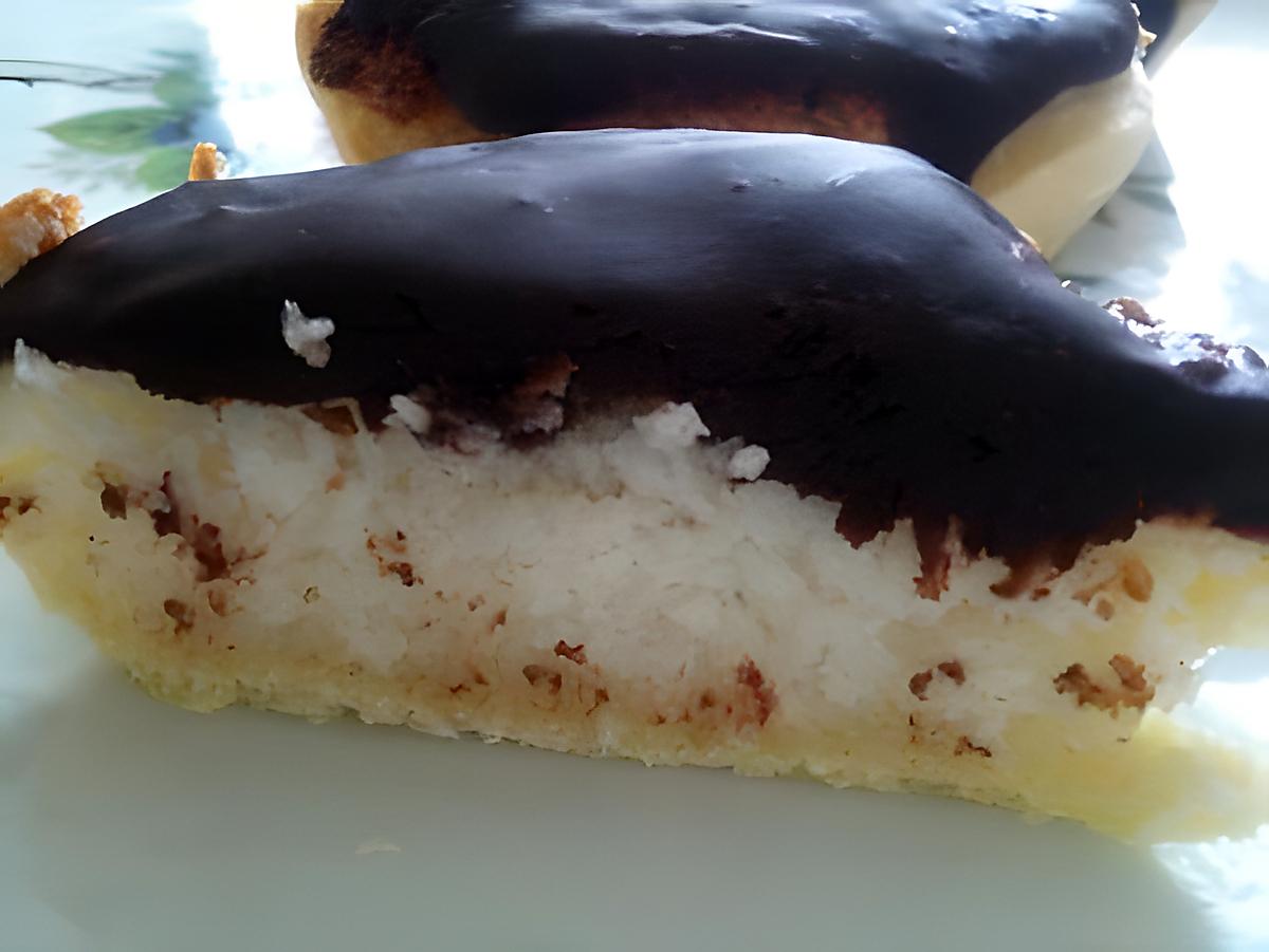 recette Tartelette noix de coco/chocolat