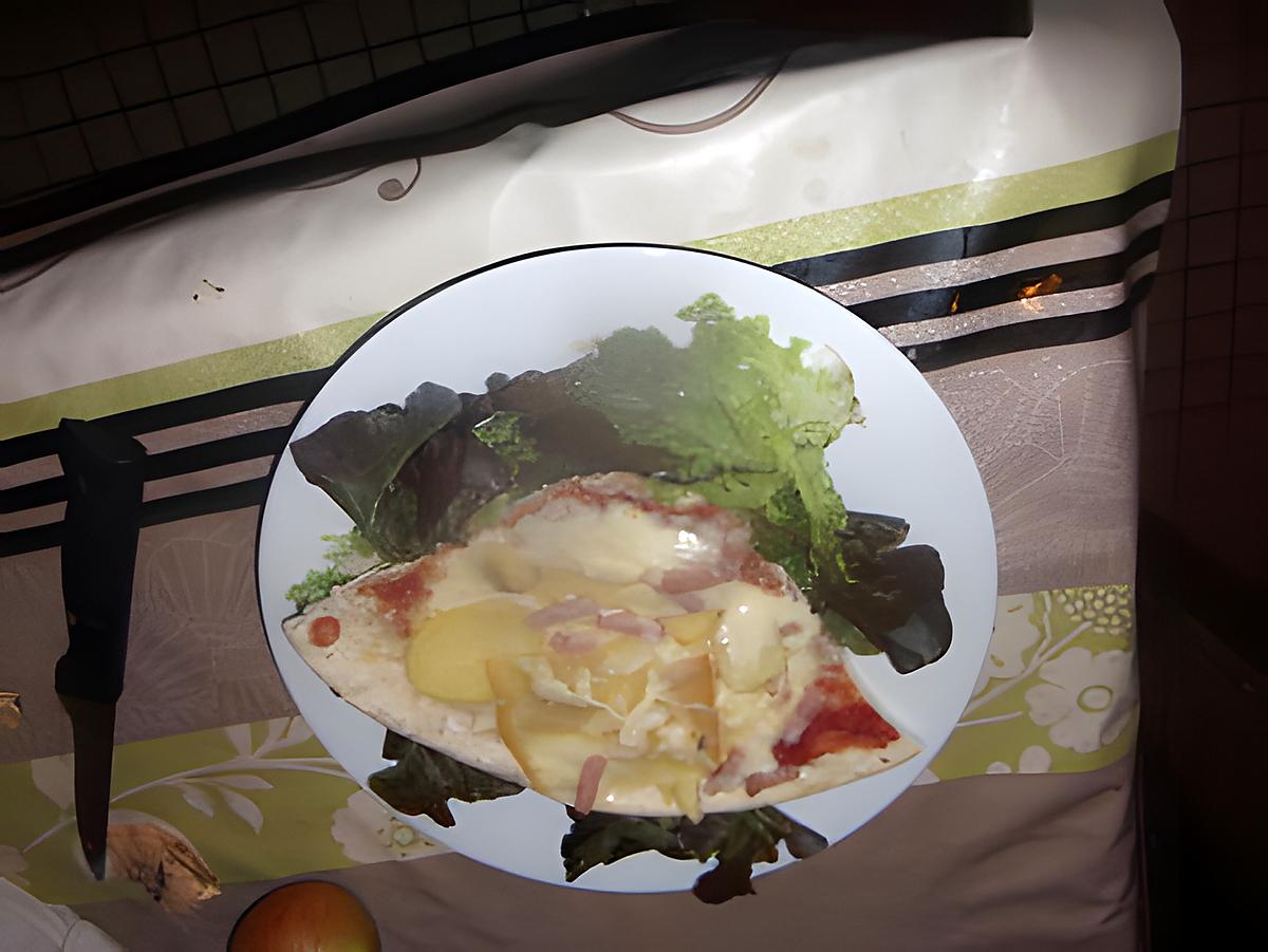 recette pizza façon tartiflette