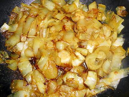 recette Tranche de coeur de veau endives au curry