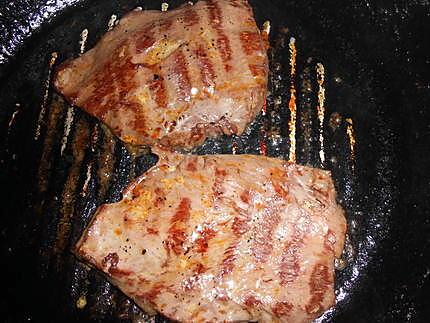 recette Tranche de coeur de veau endives au curry