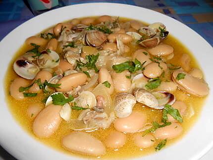 recette ZUPPETTA  VONGOLE  E  FAGIOLI