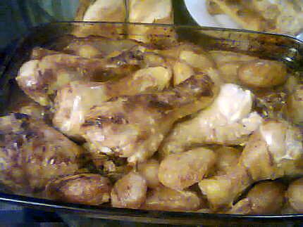 recette Poulet et pommes de terre a la crème&viandox