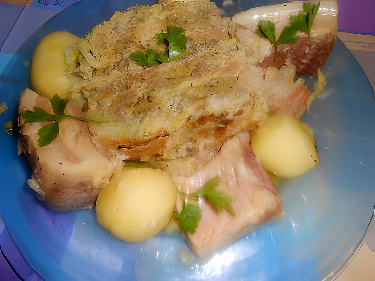 recette CHOU  BRAISE   FARCI  ET  LARD