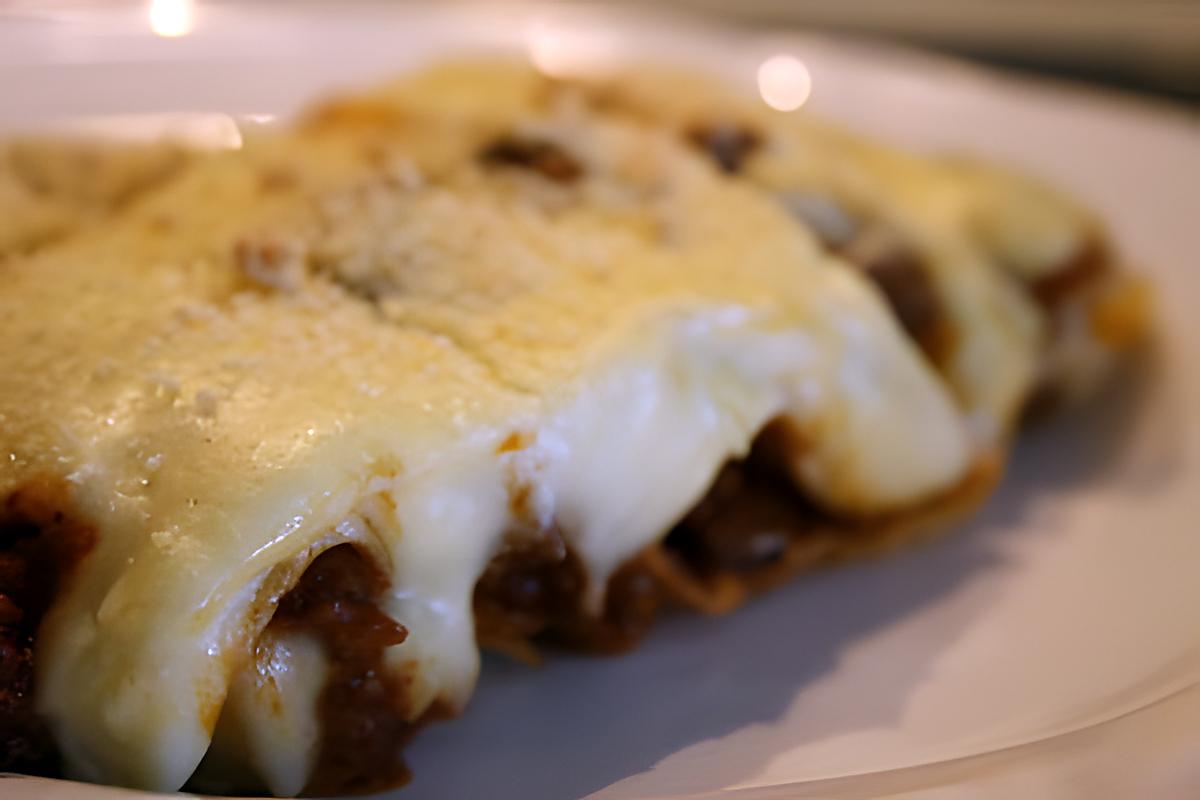 recette Cannelloni bolognaise