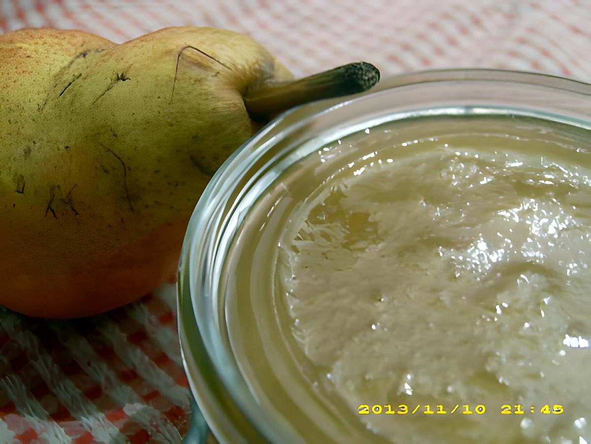 recette confiture de poires