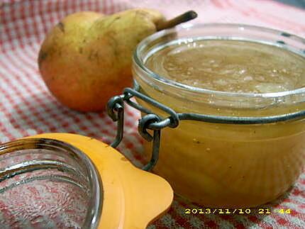 recette confiture de poires