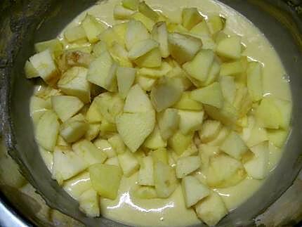 recette Gâteau aux pommes  et caramel au micro-ondes.