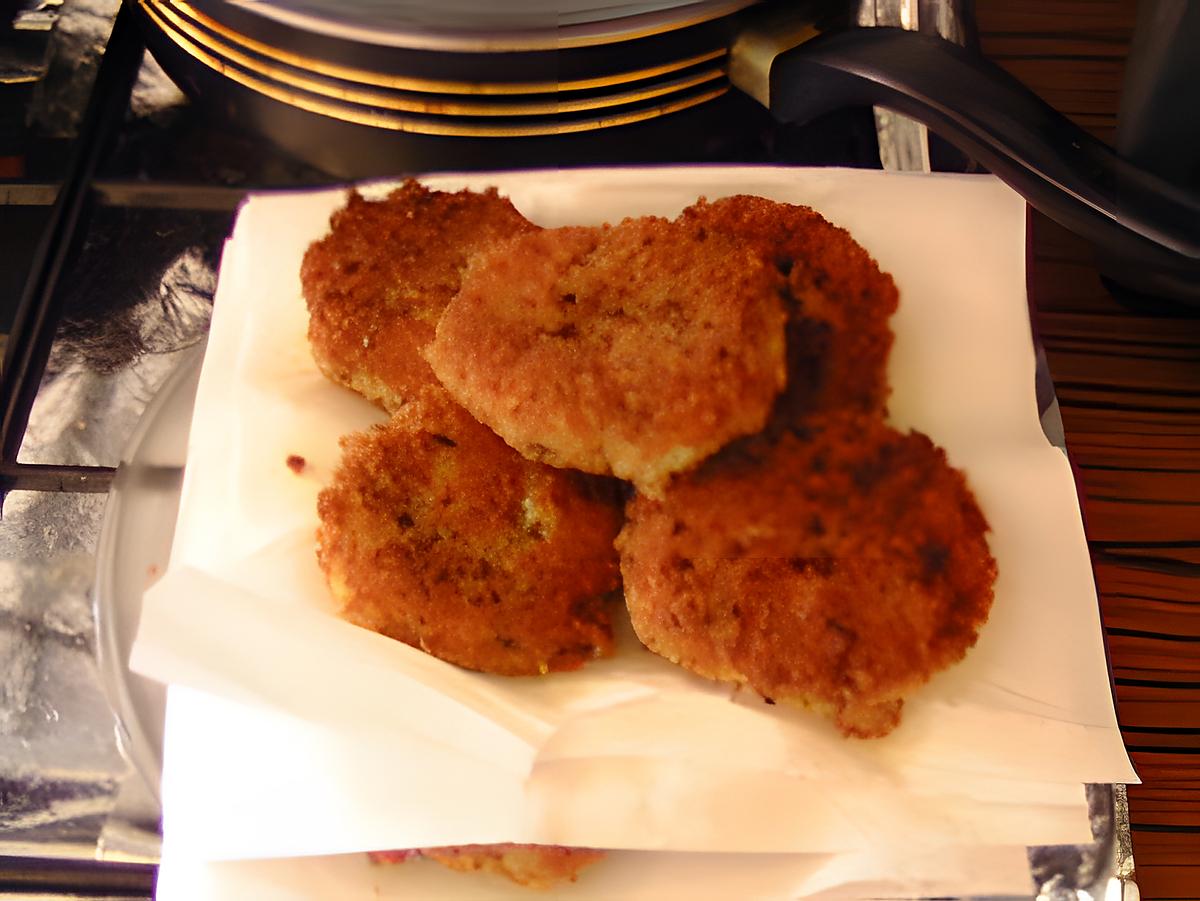 recette CROQUETTES DE POISSONS AU FROMAGE