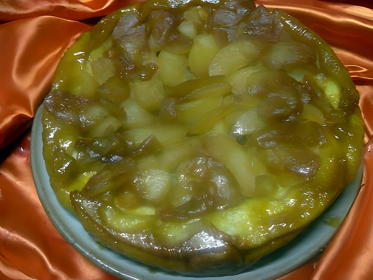 recette Tatin pommes poires.