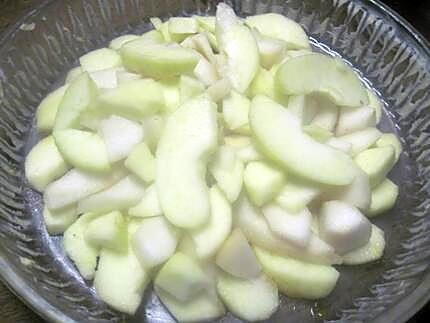 recette Tatin pommes poires.