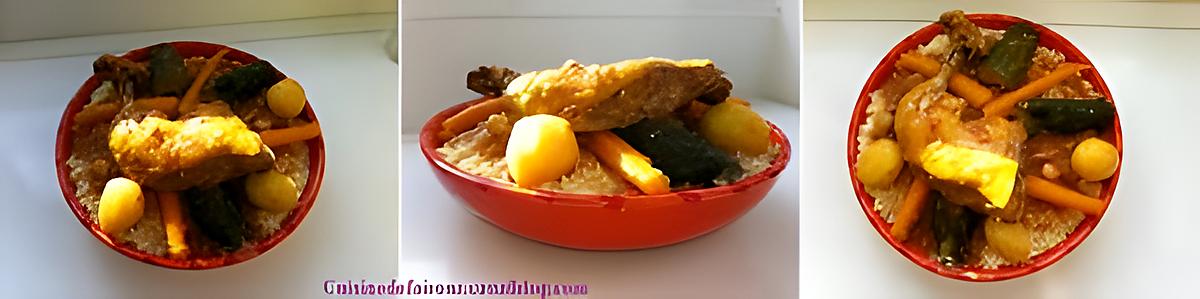 recette COUSCOUS AUX LEGUMES FONDANTS :