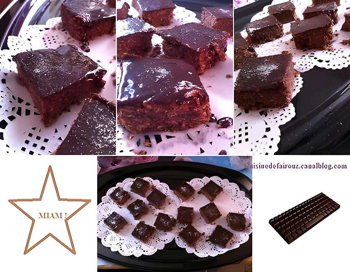 recette GATEAU NOISETTE CHOCOLAT SANS CUISSON: