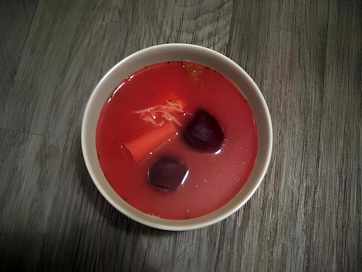 recette Soupe de betteraves rouges (recette polonaise)