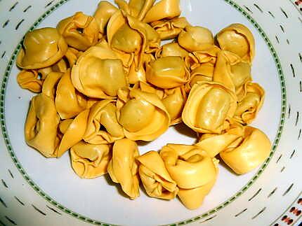 recette TORTELLONI    COZZE  ALLA  CREMA