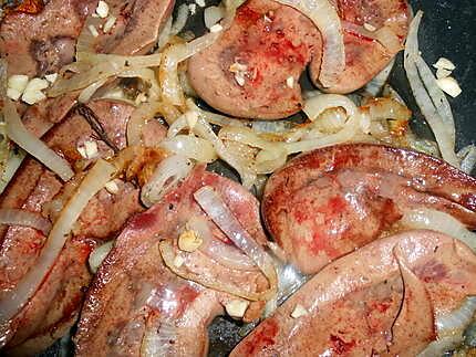 recette Rognon de porc au beaujolais