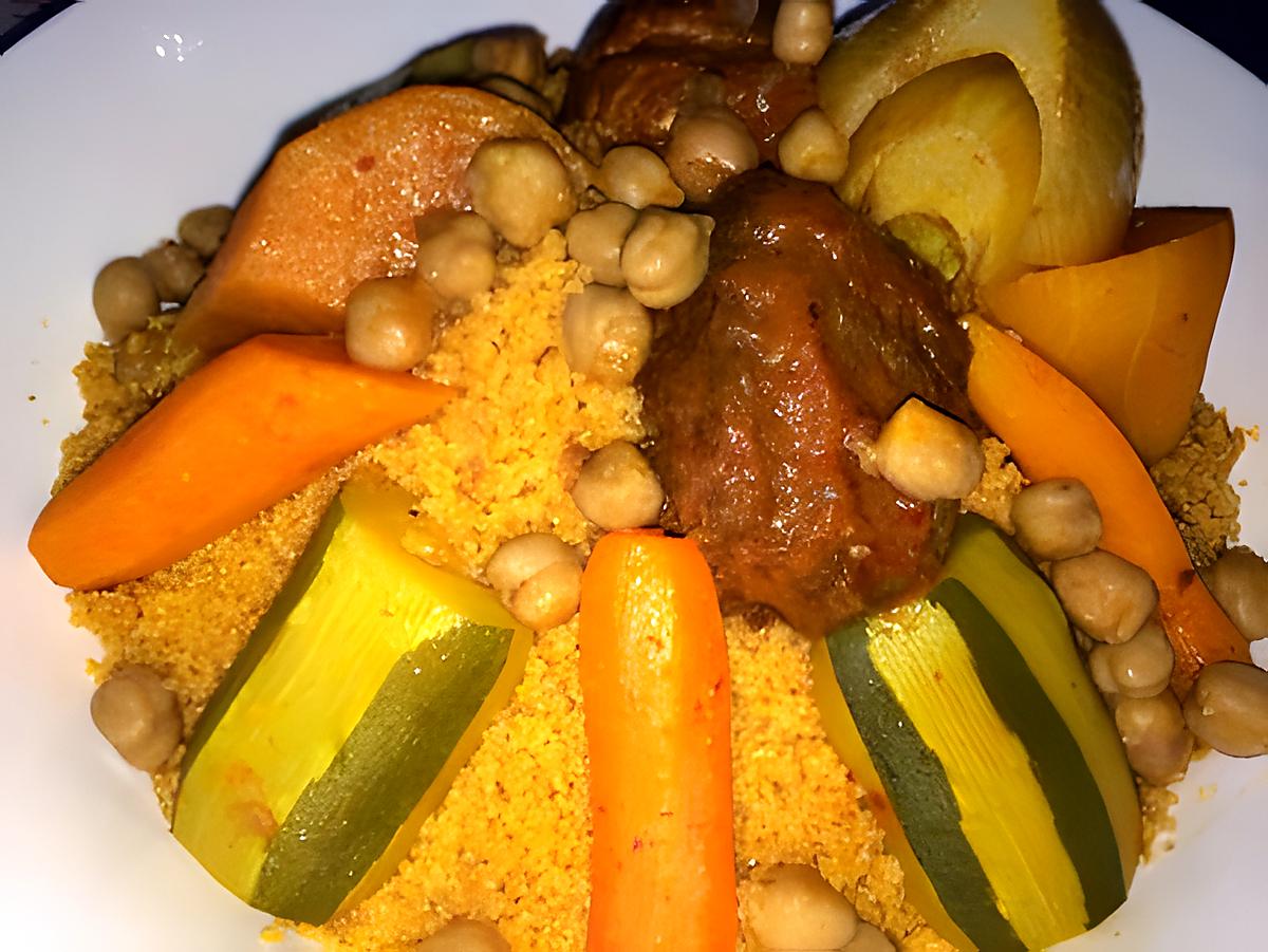 recette Couscous tunisien aux légumes