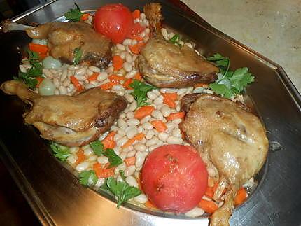 recette Confit de canard aux haricots tarbais