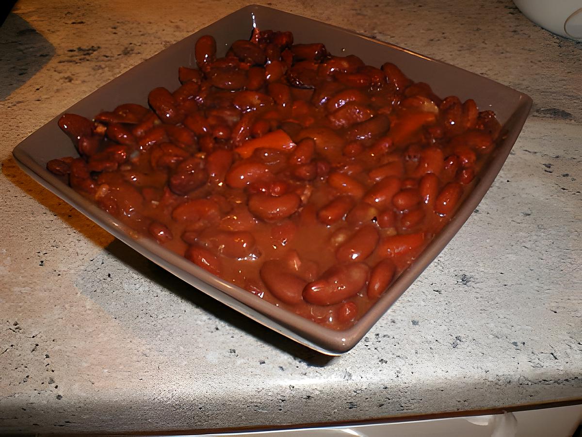recette Haricots rouges aux petits salés.