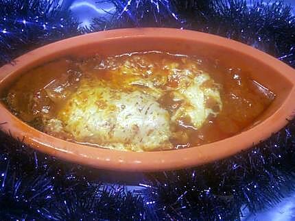 recette Filets de poisson cabillaud à la sauce tomates au micro-ondes.