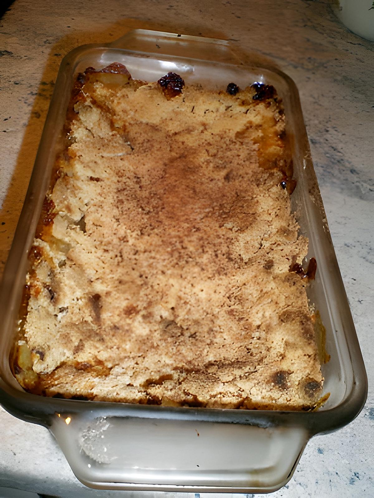 recette CRUMBLE AUX POMMES ET AMANDES