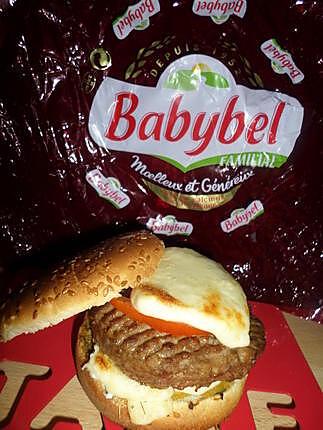 recette Burger au babybel