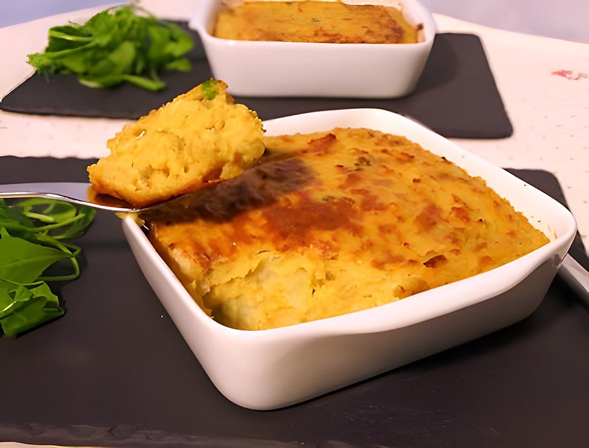 recette Gratin de pommes de terre au haddock & curry