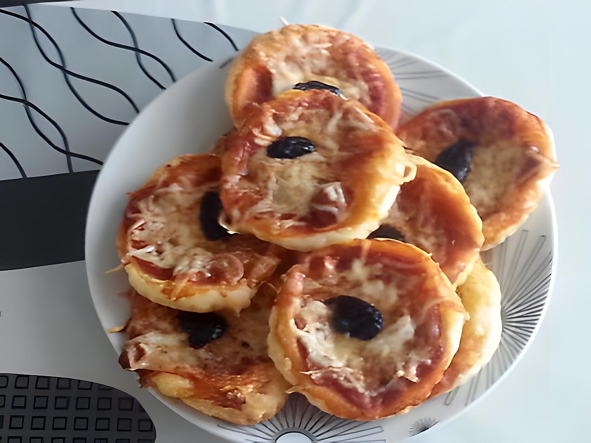 recette mini pizza au fromage