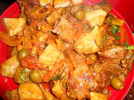 recette Tajine d agneau aux artichauts