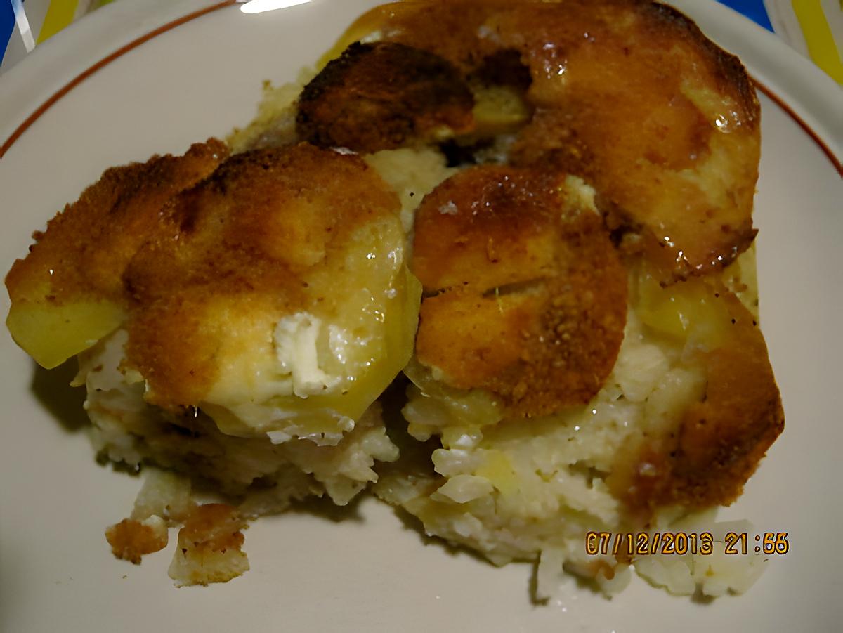 recette Tortino di patate con riso