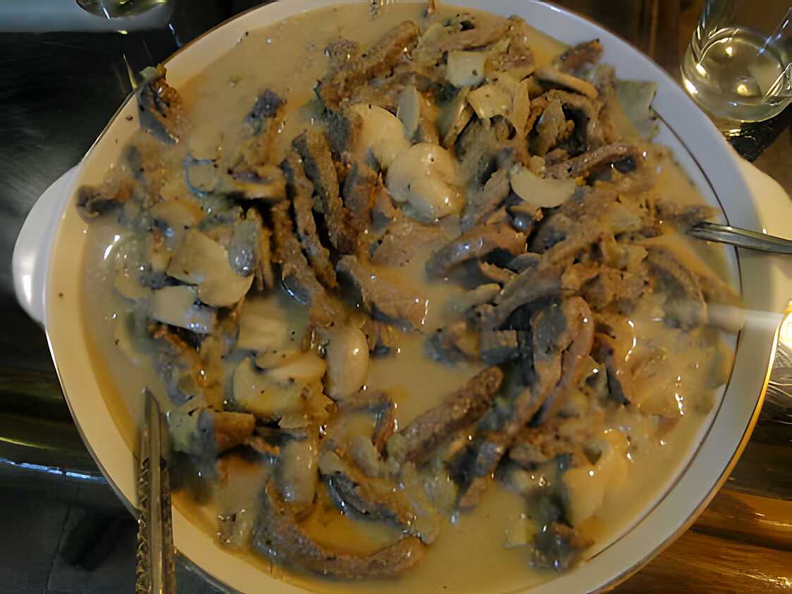 Recette de Boeuf Stroganoff