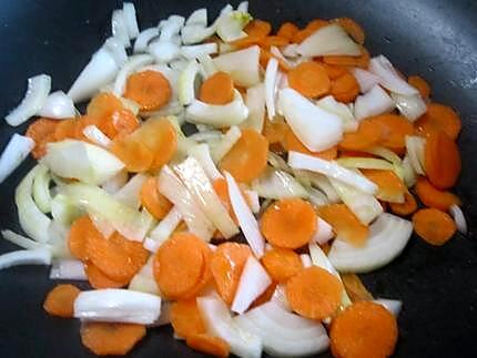 recette Emincés de poulet aux endives cuites à l'étouffée.