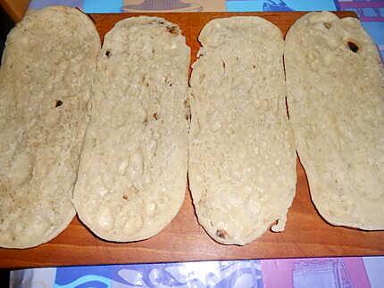 recette CIABATTA  FARCITA  (PAIN FARCI)