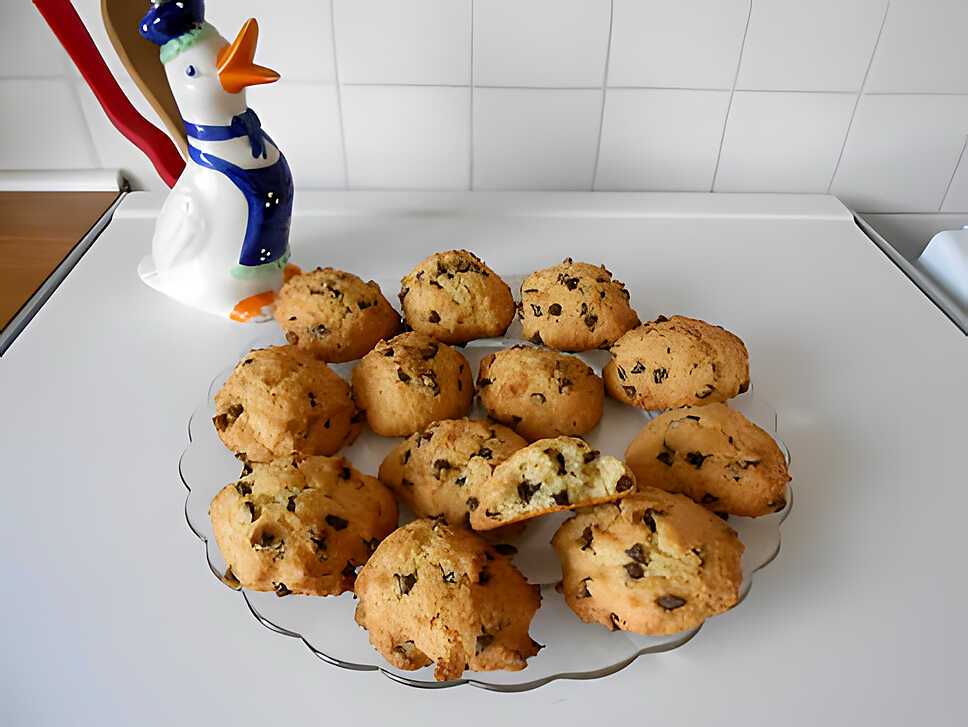 recette Cookies à la noix de coco et aux pépites de chocolat