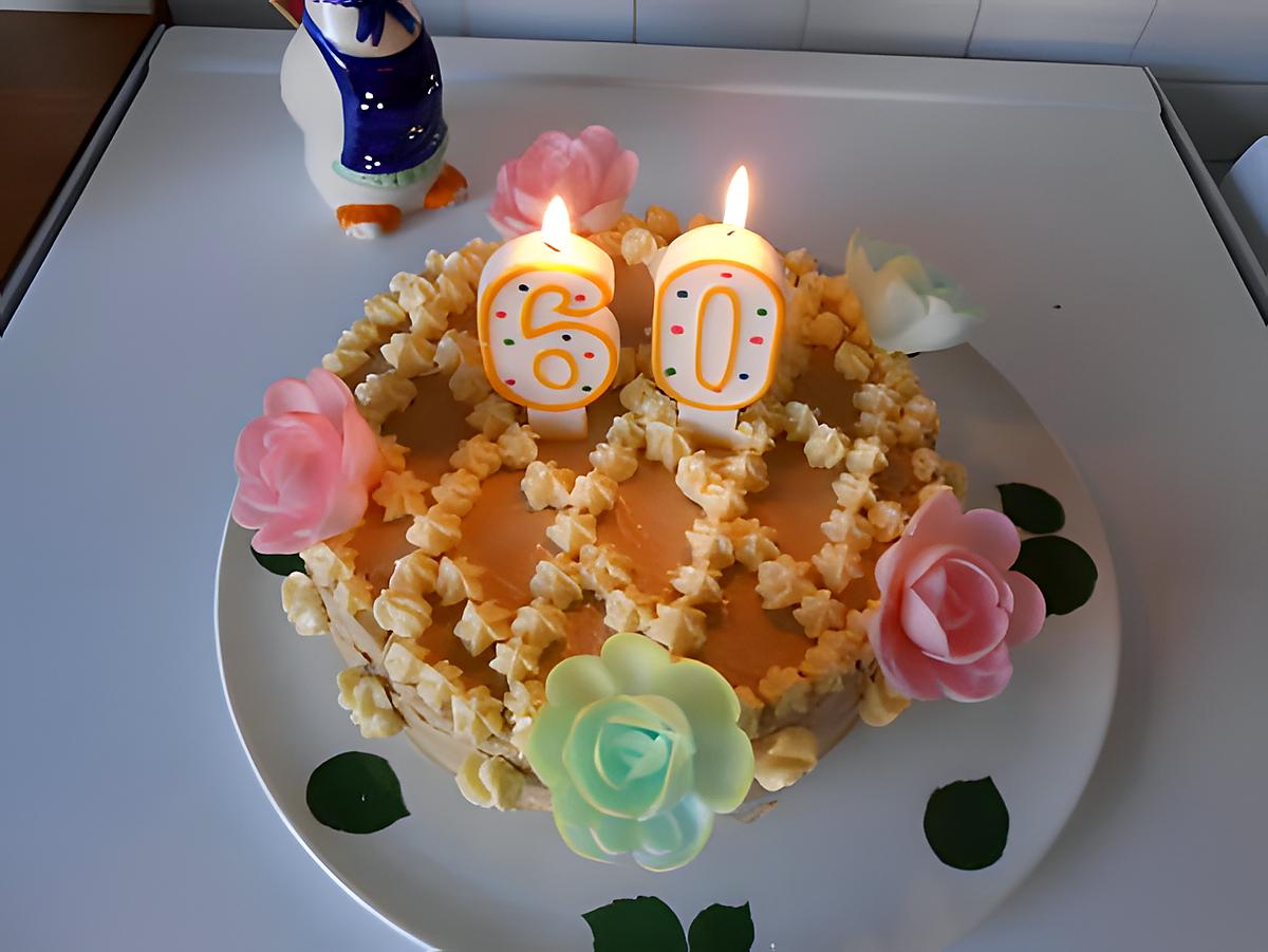 recette Moka d'anniversaire au café.