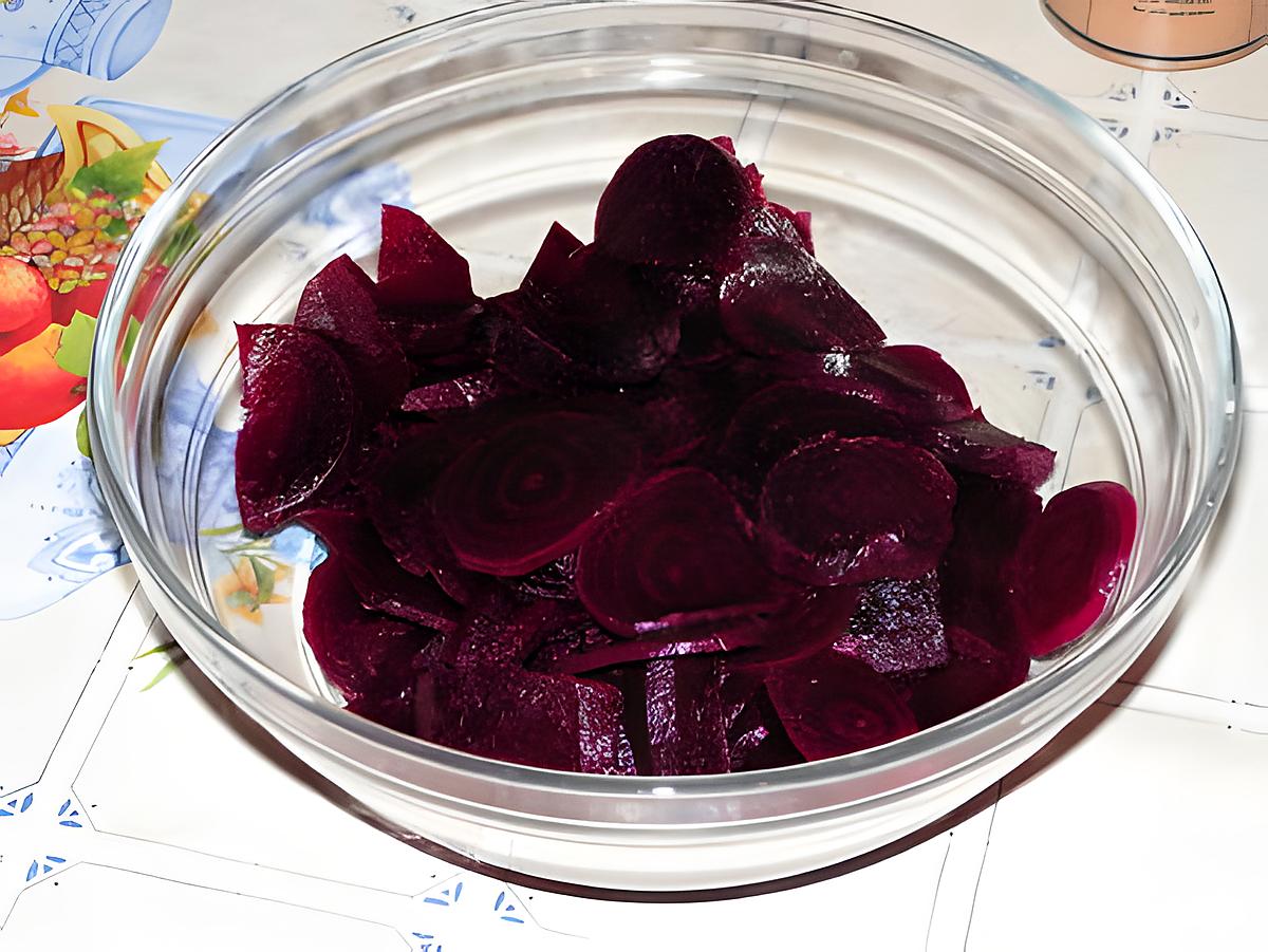 recette Betteraves rouges en salade