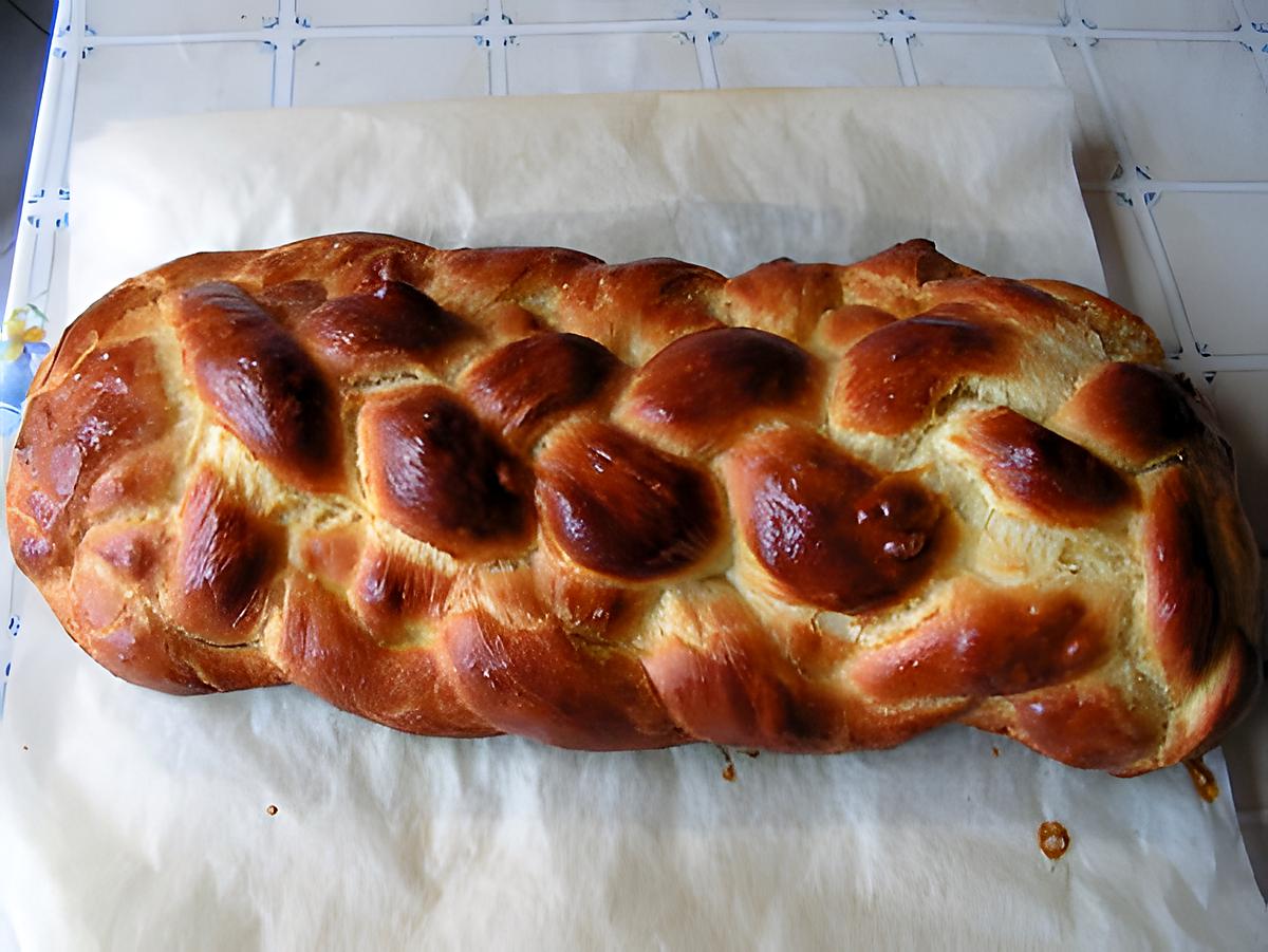 recette La brioche à 8 tresses de Mercotte