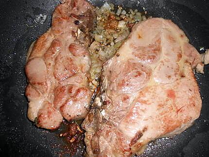 recette Cotes de porc a la sauge