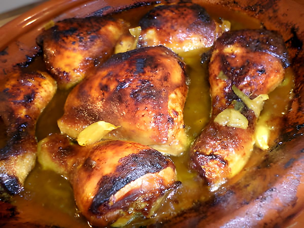 recette Poulet au raz el hanouth