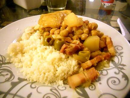 recette Tajine de poulet au pois chiches