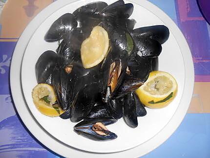 recette IMPEPATA  DI COZZE  (MOULES)  AL LIMONE