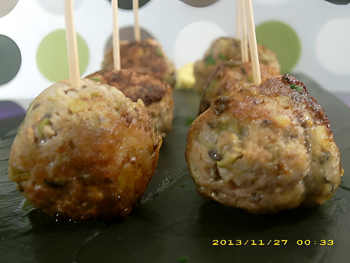 recette boulettes de veau aux olives