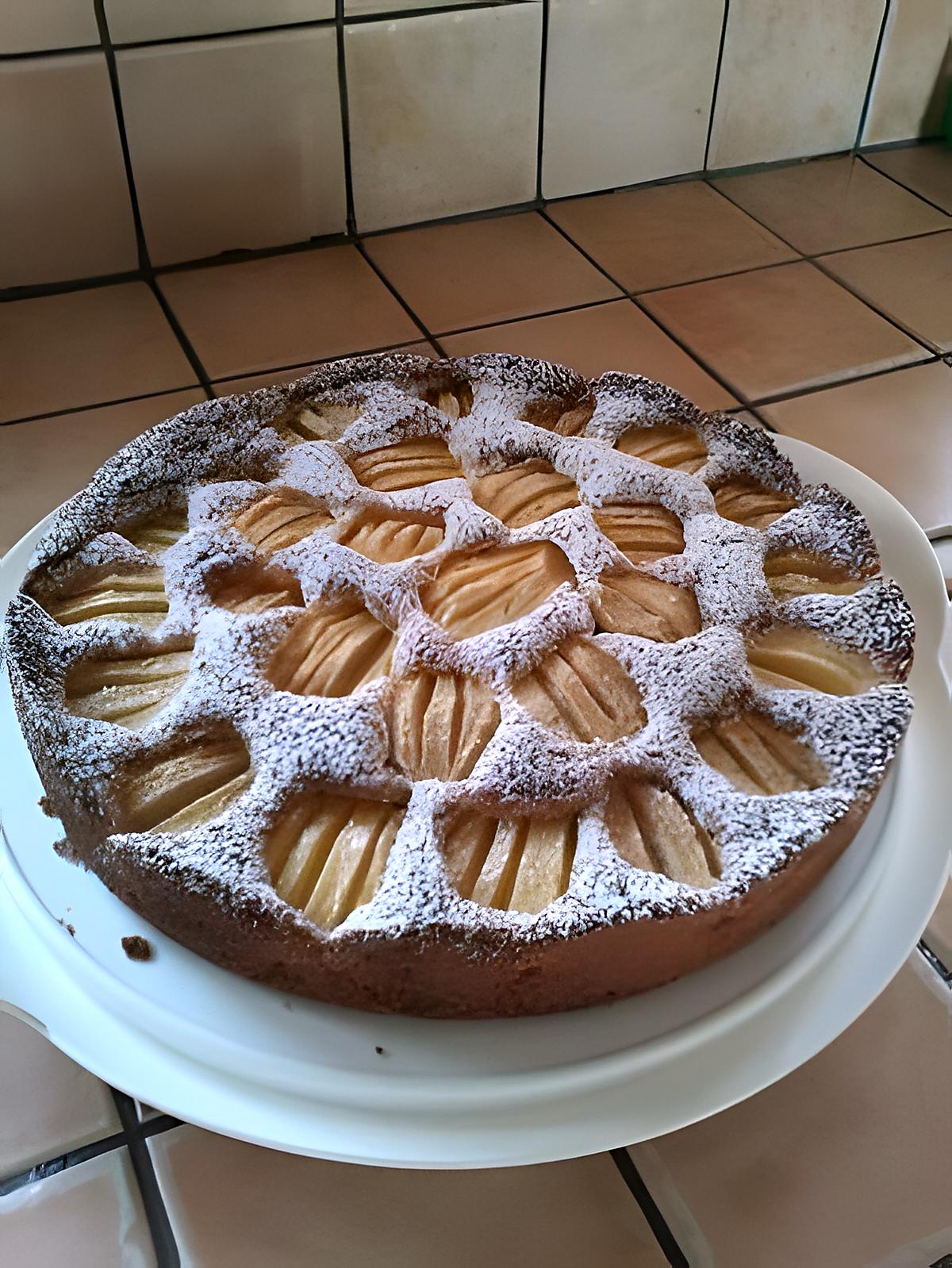 recette gâteau aux pommes rustique