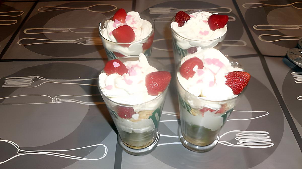 recette coupe mascarpone kiwi fraise