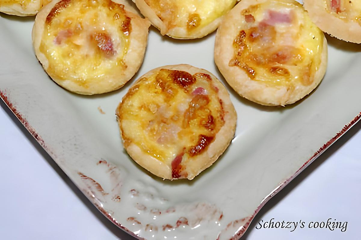 recette Mini quiches pour l'apéritif