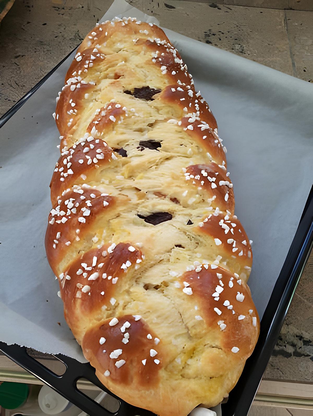 recette Brioche tressée