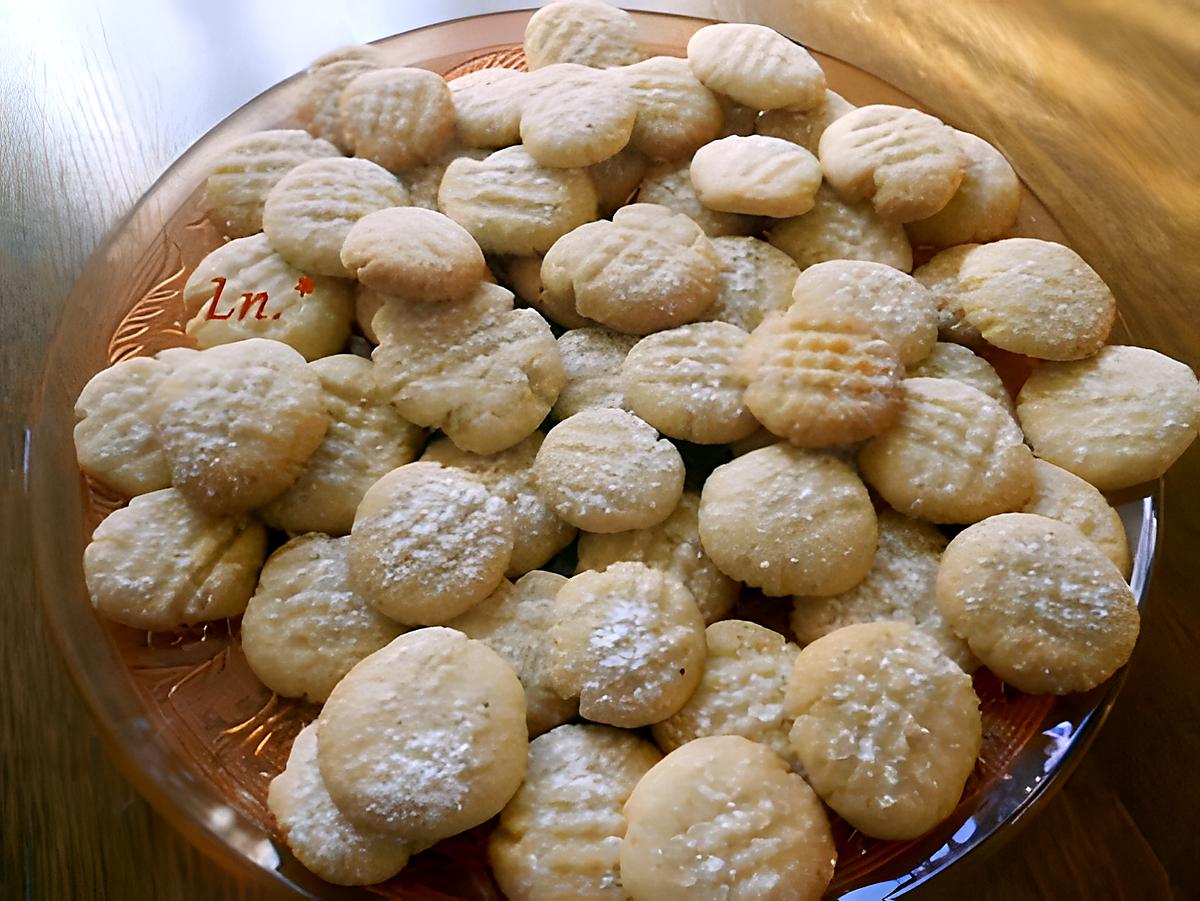 recette Biscuits écrasés à la noisette